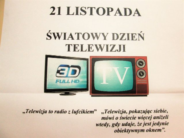 Wystawka "Światowy Dzień Telewizji - 21 listopada"