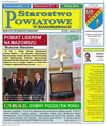  Bezpatny Informator Powiatu Biaobrzeskiego -wydanie marzec 2012