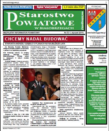  Bezpatny Informator Powiatu Biaobrzeskiego -wydanie stycze 2011